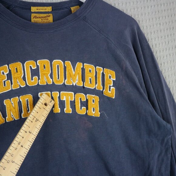 Vintage Abercrombie & Fitch Embroidered Muscle Crewneck - Picture 6 of 8